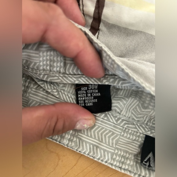 Vurt White & Brown Plaid Shorts - Picture 6 of 11